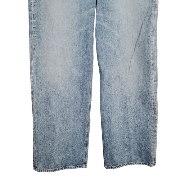 Rivet & Thread Womens Size 32 Jeans Madewell Denim High Rise Wide Leg 37x30 Ltd - Picture 4 of 14